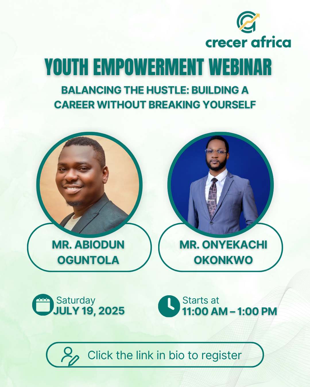 Youth Empowerment Webinar 2.0: Balancing the Hustle: Building a Career Without Breaking Yourself